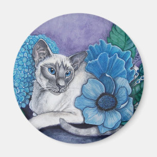 Imã Blue Point Siamese cat