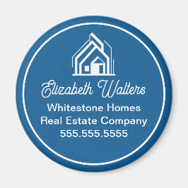 Imã Blue Real Estate Company Elegant Custom Realtor