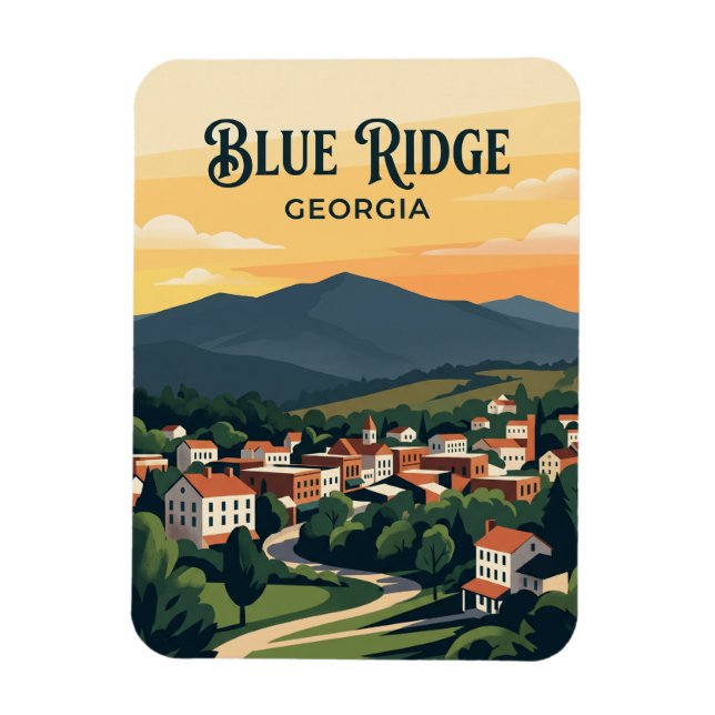 Ímã Blue Ridge EUA (Vertical)