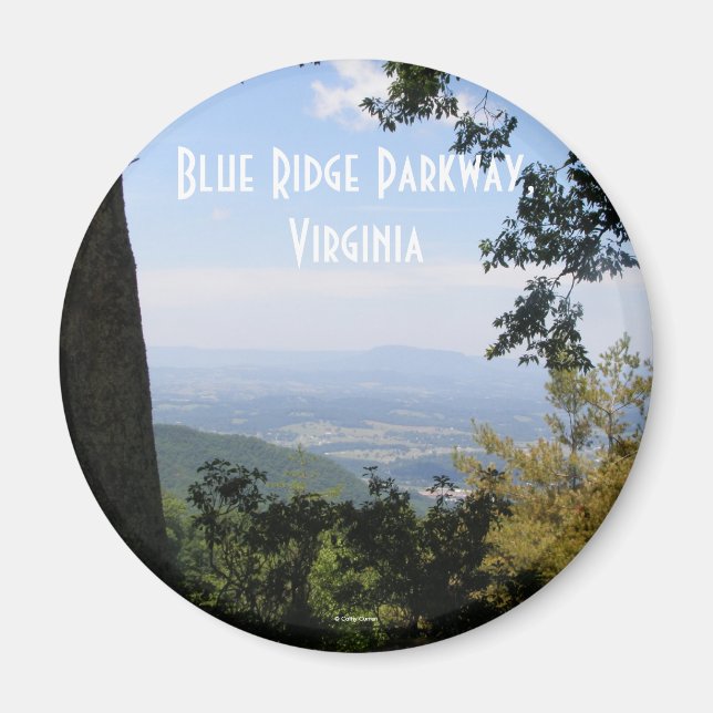 Imã Blue Ridge Parkway (Frente)