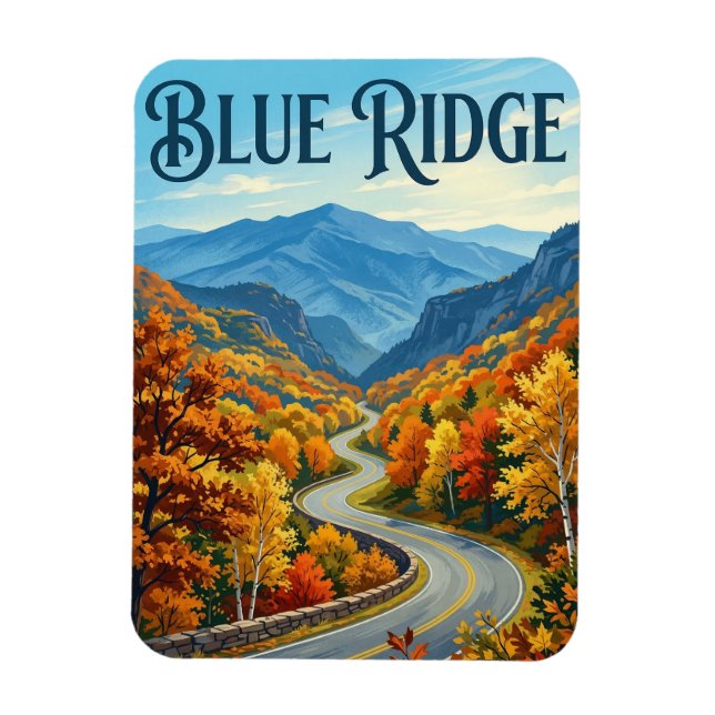Ímã Blue Ridge Parkway (Vertical)