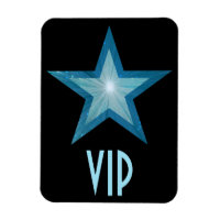 Blue Star 'VIP', preto-ímã flexível