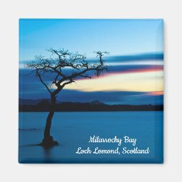 Imã Blue Sunset sobre Loch Lomond, Scotland Magnet