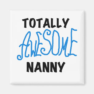 Imã Blue Totalmente Incrível Nanny T-shirts e presente