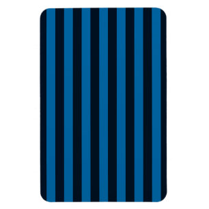 Ímã Blue Vertical Stripes Background Customize This!