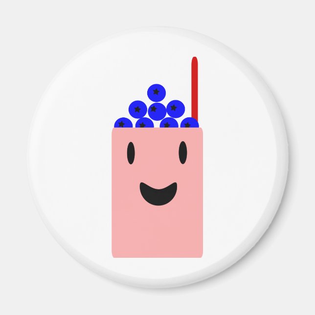 Imã Blueberry Smoothie (Frente)