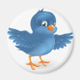 Imã Bluebird feliz