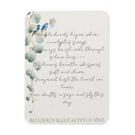 Ímã Bluebirds & Eucalyptus Vine