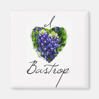 Imã Bluebonnet "I Love Bastrop" Magnet
