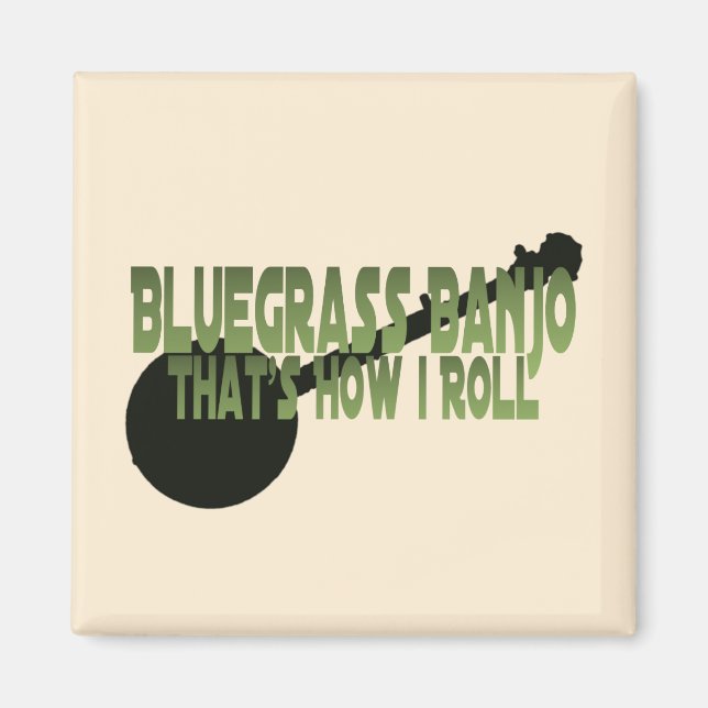 Imã Bluegrass Banjo. É assim que eu faço (Frente)