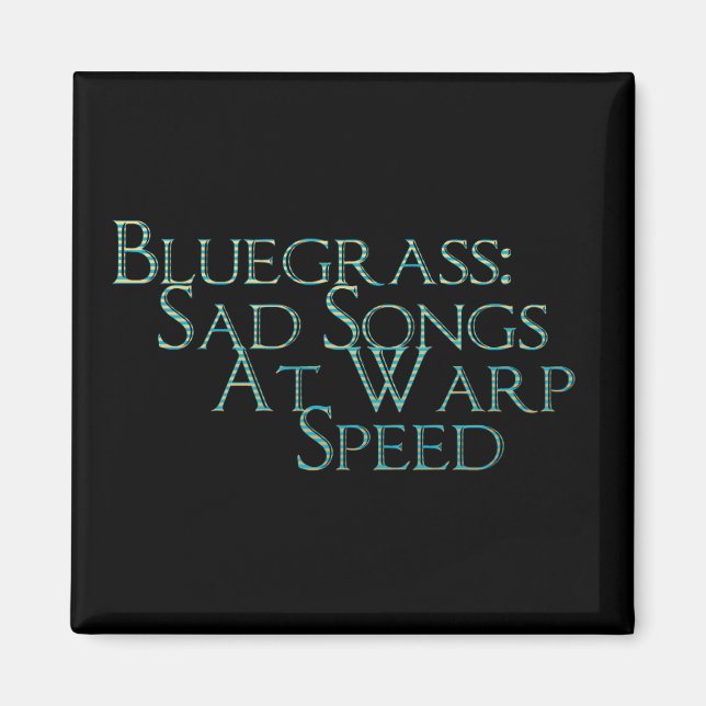 Imã Bluegrass: Músicas tristes em velocidade de dobra (Frente)
