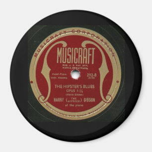 Imã Blues do Hipster, Rótulo de registro, 1950s