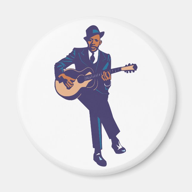Imã Blues viola guitarist (Frente)