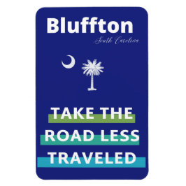 Ímã Bluffton Carolina do Sul A Estrada Menos Viajada