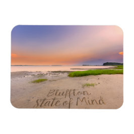 Ímã Bluffton Estado Mental Escrito na Areia Praia SC