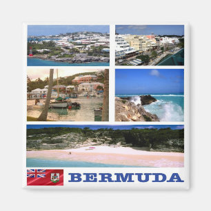 Imã BM - Bermudas - Colagem Mosaica