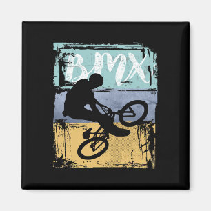 Imã BMX Tee - Vintage Retro BMX Bike Rider