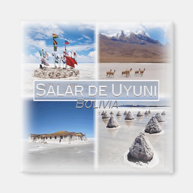 Imã BO0023 America, South America, Bolívia, Fridge (Frente)