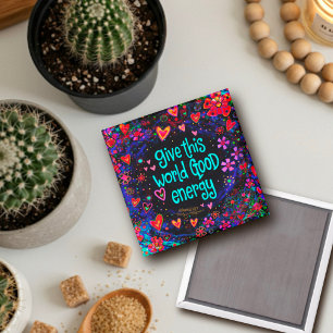 Imã "Boa Energia" Magneta de Inspirivência