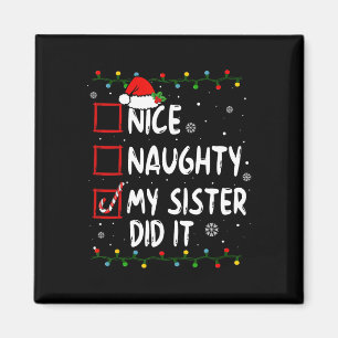 Imã Boa Noite Minha Irmã Fez Isso Xmas Family Boys Gir