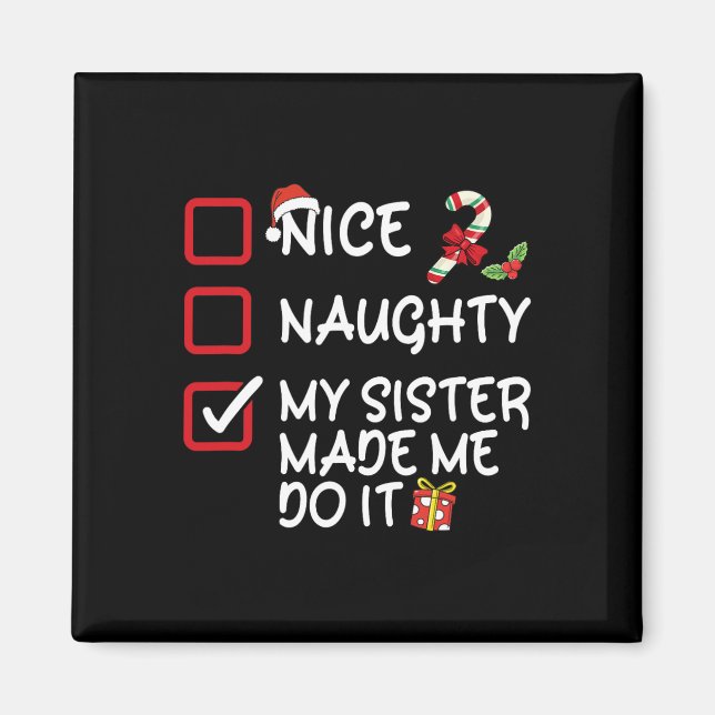 Imã Boa Noite Minha Irmã Me Fez Fazer Isso De Natal (Frente)