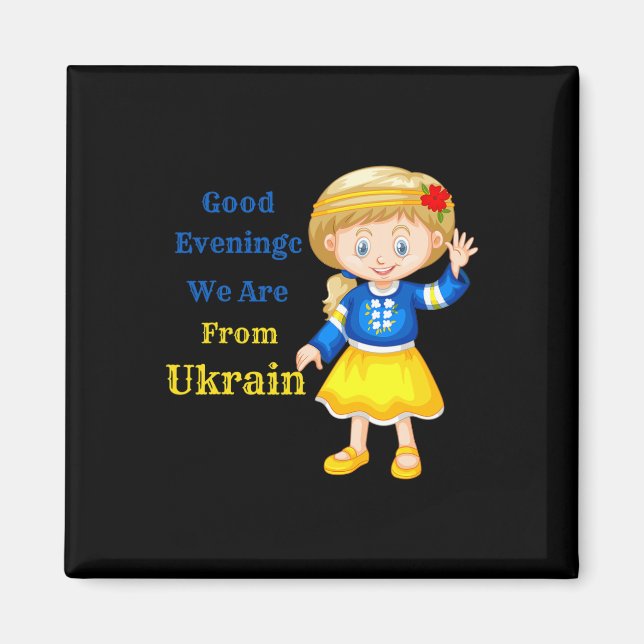 Imã Boa Noite Nós Somos Da Ucrânia - Popul Ucr (Frente)