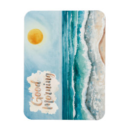 Ímã Boa Vida de Praia Matinal