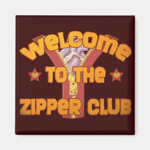 Imã Boa vinda ao clube do Zipper