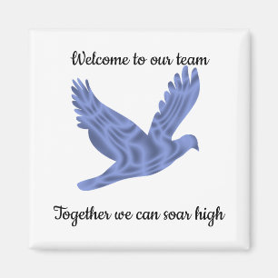 Imã Boa vinda barata do empregado a nossa lembrança d