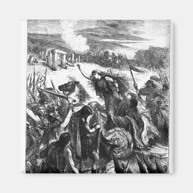 Imã Boadicea Incitando o Iceni contra os Romanos (Frente)