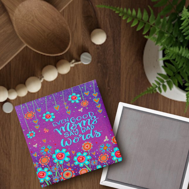 Imã Boas Mães Dizem Más Palavras Engraçadas Divertimen (Criador carregado)