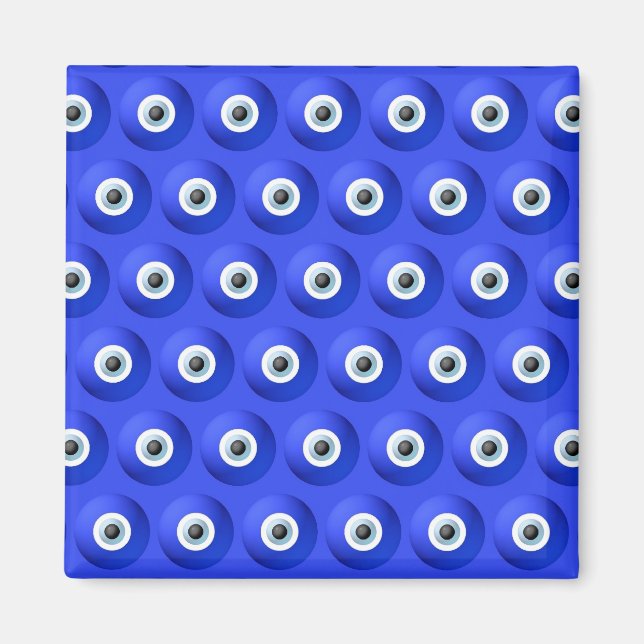 Imã Boas Sortes de Charmes contra o Padrão de Olhos de (Frente)