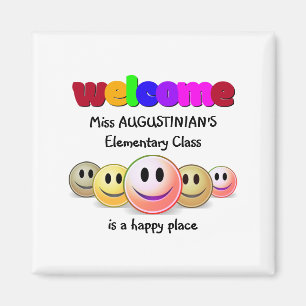 Imã Boas-vindas à classe de professores personalizados