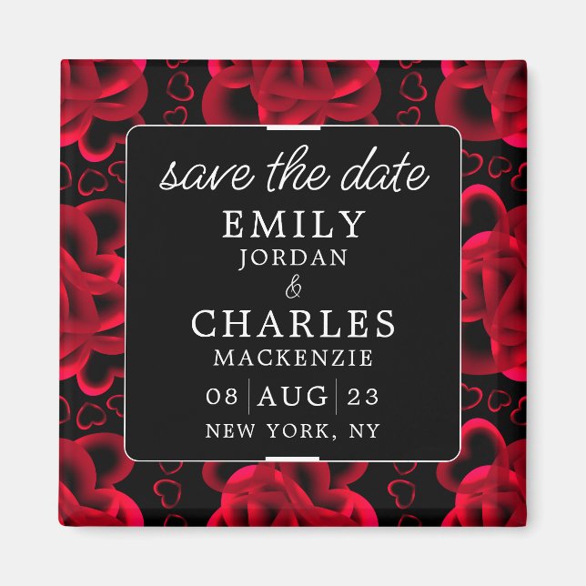 Imã Boas-Vindas Casamento Elegante (Frente)