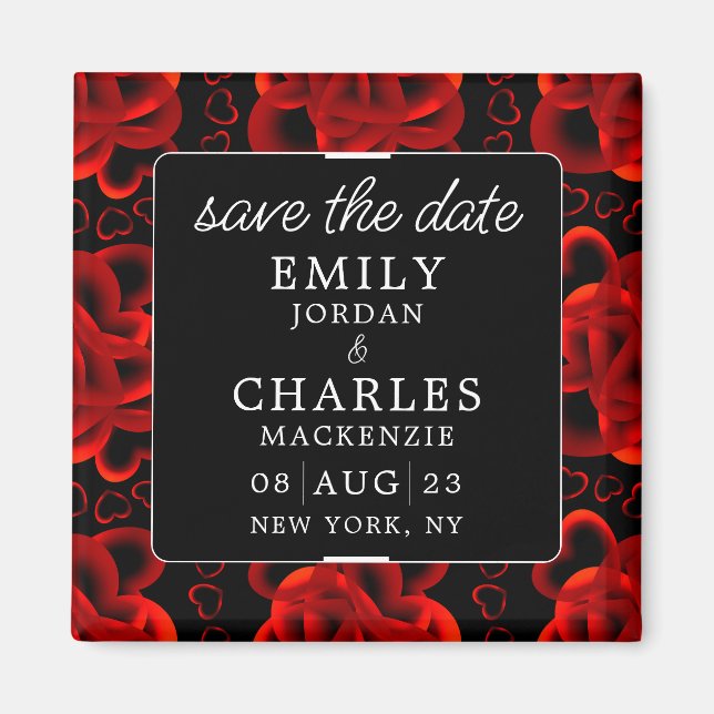 Imã Boas-Vindas Casamento Elegante (Frente)