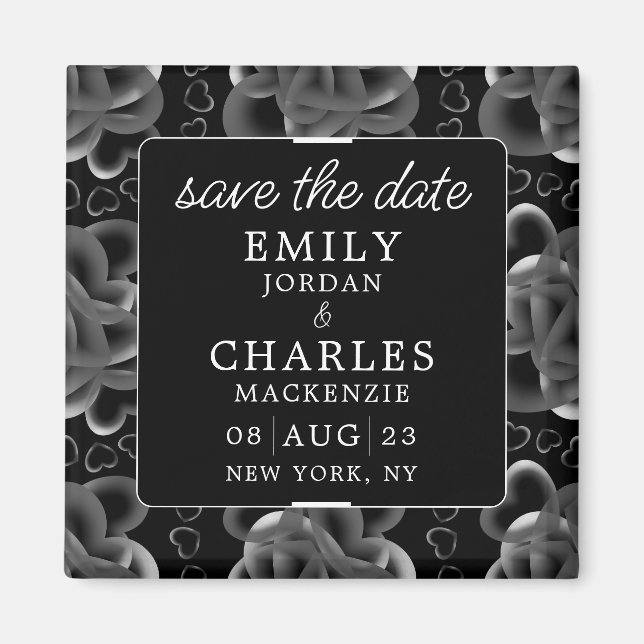 Imã Boas-Vindas Casamento Elegante (Frente)