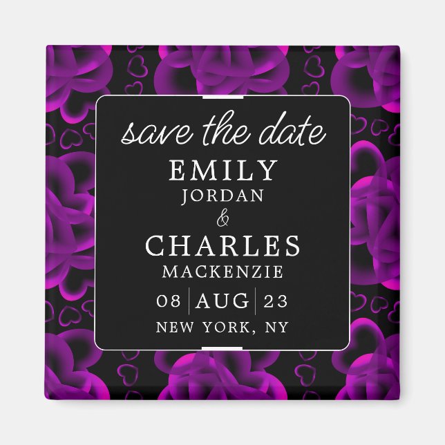 Imã Boas-Vindas Casamento Elegante (Frente)