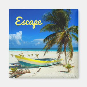 Imã Boat Sandy Beach Caribe México