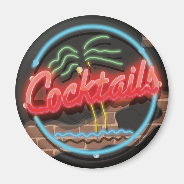 Imã Boate de Cocktail Neon (Frente)