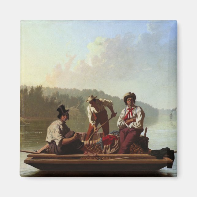 Imã Boatmen no rio Missouri (Frente)