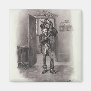 Imã Bob Cratchit e Tim minúsculo, 'de Charles Dickens
