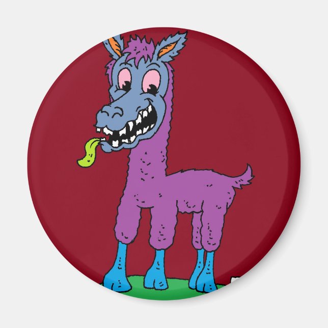Imã Bobo Lama Monster (Frente)