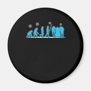 Imã Bobsled Evo Winter Sports Fans Gift