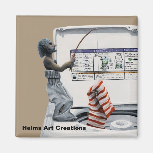 Imã Boca-Cola de pesca criminosa de lagoa de fantasia (Frente)