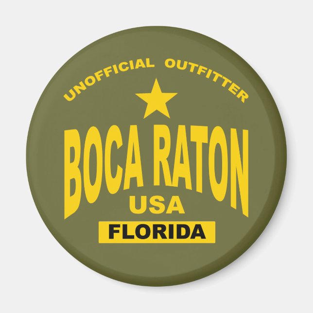 Imã Boca Raton (Frente)