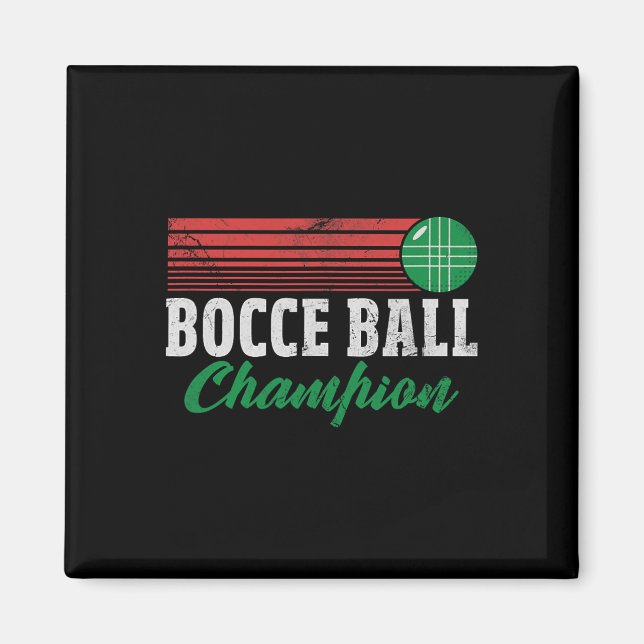 Imã Bocce Byll Champion Italian Bocci Player Champ Dis (Frente)