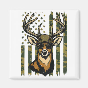 Imã Bode Whitetail Juvenil Camuflagem Caça ao Veado Am