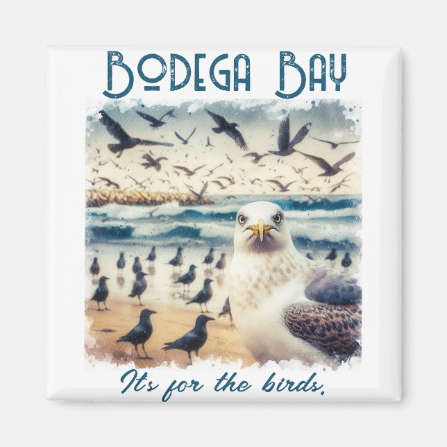 Imã Bodega Bay California Souvenir Gift (Frente)
