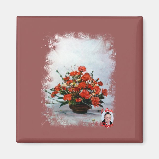 Imã Bodegón de Flores — Vida estática das flores (Frente)