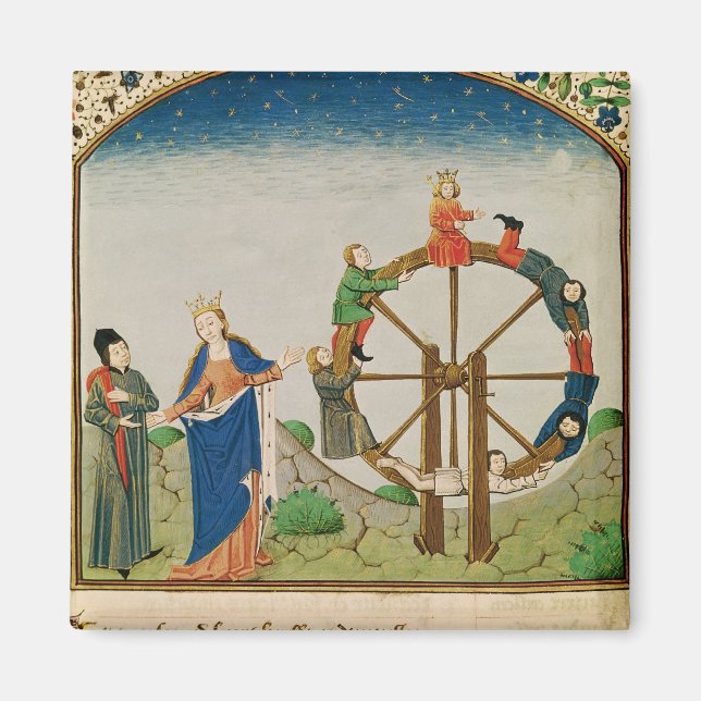 Imã Boethius with the Wheel of Fortune (Frente)